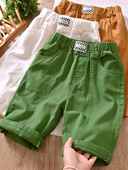 短裤 子中裤 儿童装 纯棉五分休闲百搭中大童半裤 潮 2026新款 男童夏季