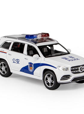 新款驰美C313盒装GLS580跑车1/32仿真儿童声光合金车模型玩具
