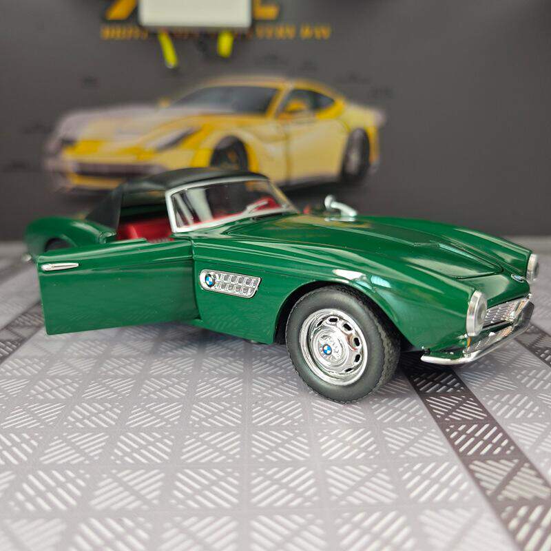 新款 驰美仿真507敞篷复古老爷车合金汽车模型声光玩具男孩