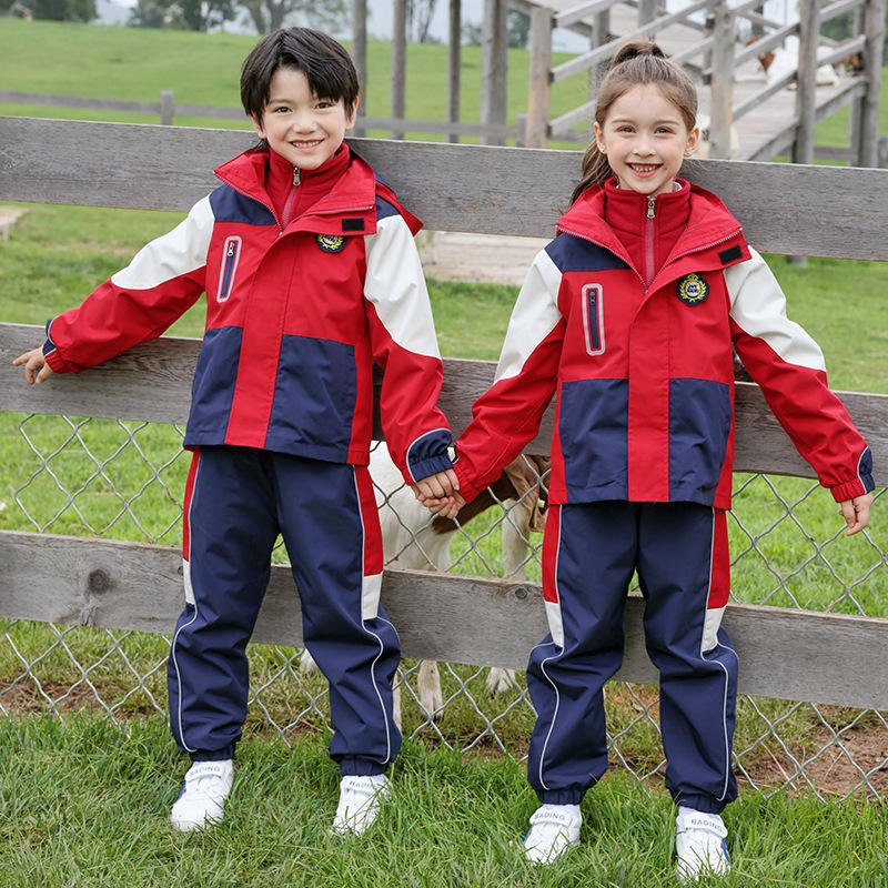 幼儿园园服班服春秋套装小学生校服冲锋衣秋冬季运动会开幕式服装
