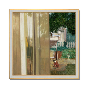 观无原作版画高连保半是童真半是梦儿童房客厅起居室装饰画挂画大