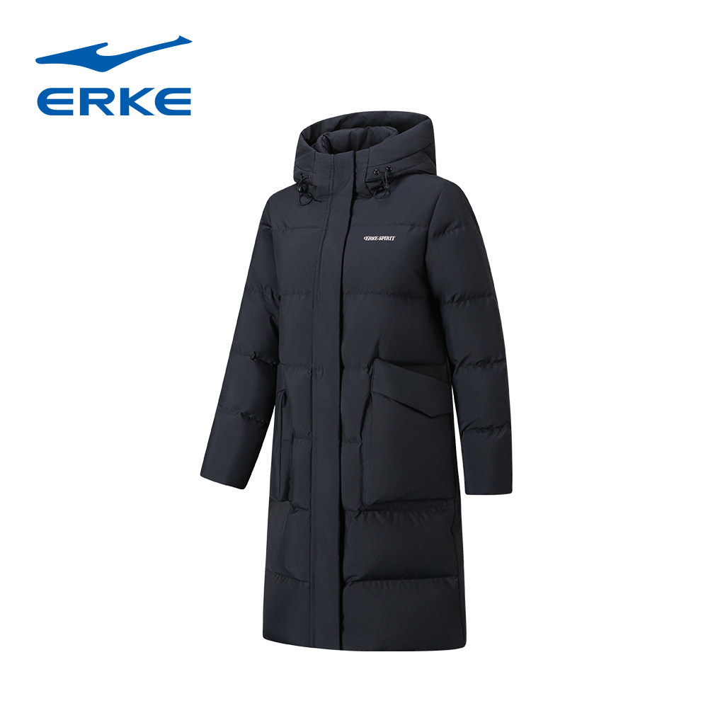 鸿星尔克冬季女子休闲三防羽绒服