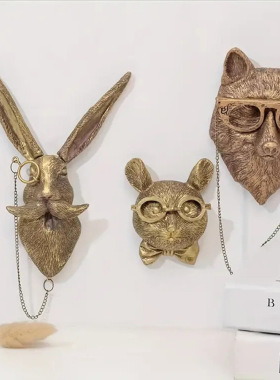 鹿头熊头鼠头狮子老鼠兔子狐狸