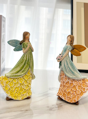 热销精灵女孩摆件简约客厅桌面