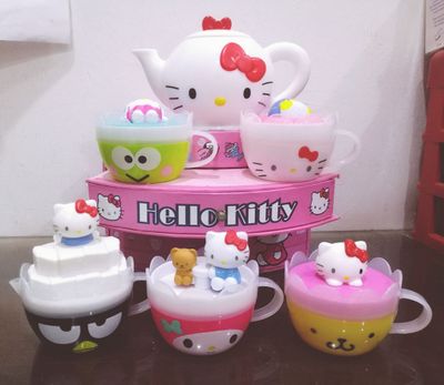 2017麦当劳美国澳大利亚hello kitty凯蒂猫餐具杯子美乐蒂大眼蛙