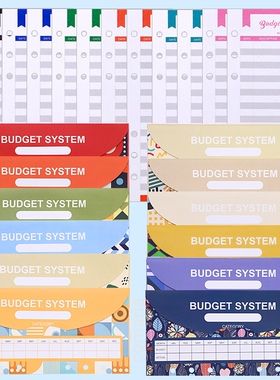 A6 budget binder system money saving envelopes budget sheets