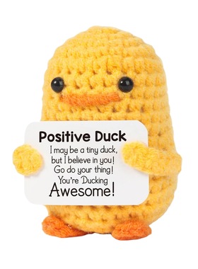 Knitted Positive Penguin Shark Turtle cute Duck Animal Doll