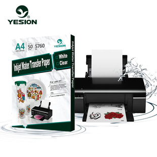 10/20 Sheets DIY A4 Inkjet Waterslide Decal Transfer Paper S