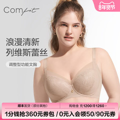 安莉芳旗下Comfit大胸调整型文胸女收副乳上托聚拢薄内衣CB00154