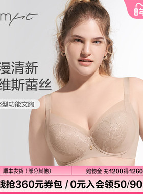 安莉芳旗下Comfit大胸调整型文胸女收副乳上托聚拢薄内衣CB00154