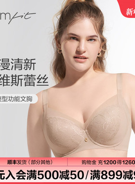 安莉芳旗下Comfit大胸调整型文胸女收副乳上托聚拢薄内衣CB00154