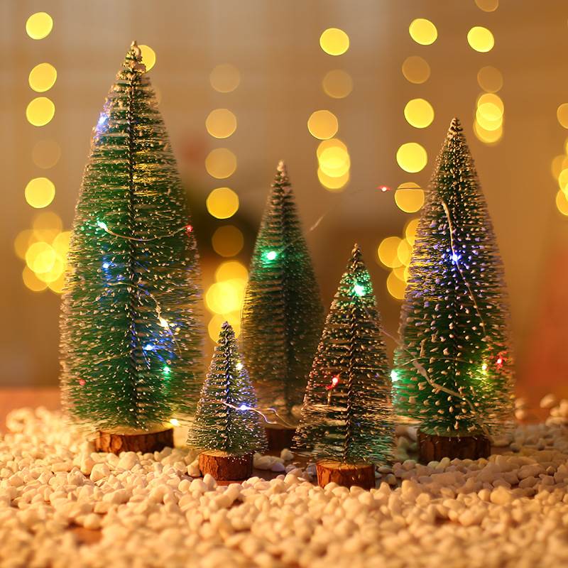 Small Mini Christmas Tree Desktop Decoration Christmas Gift