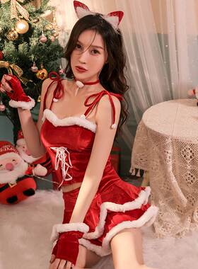Women's sexy Christmas costumes for performances圣诞服装