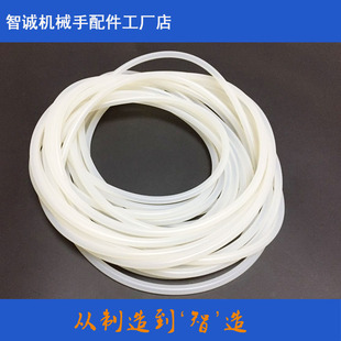 硅胶气动软管气管3.5x6MM机械手配件透明抗老化金具接头气动管子