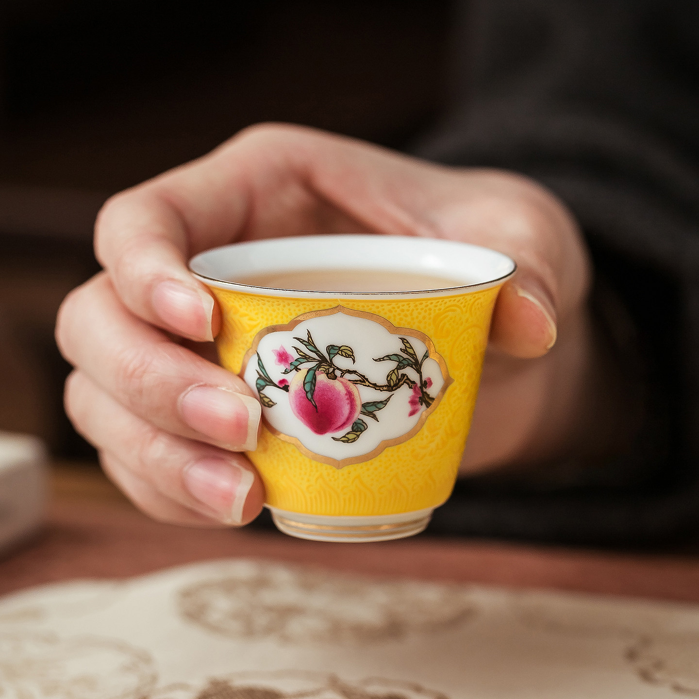 造器陶瓷2026年德化新款品茗杯家用功夫茶杯单个主人杯茶杯喝茶杯