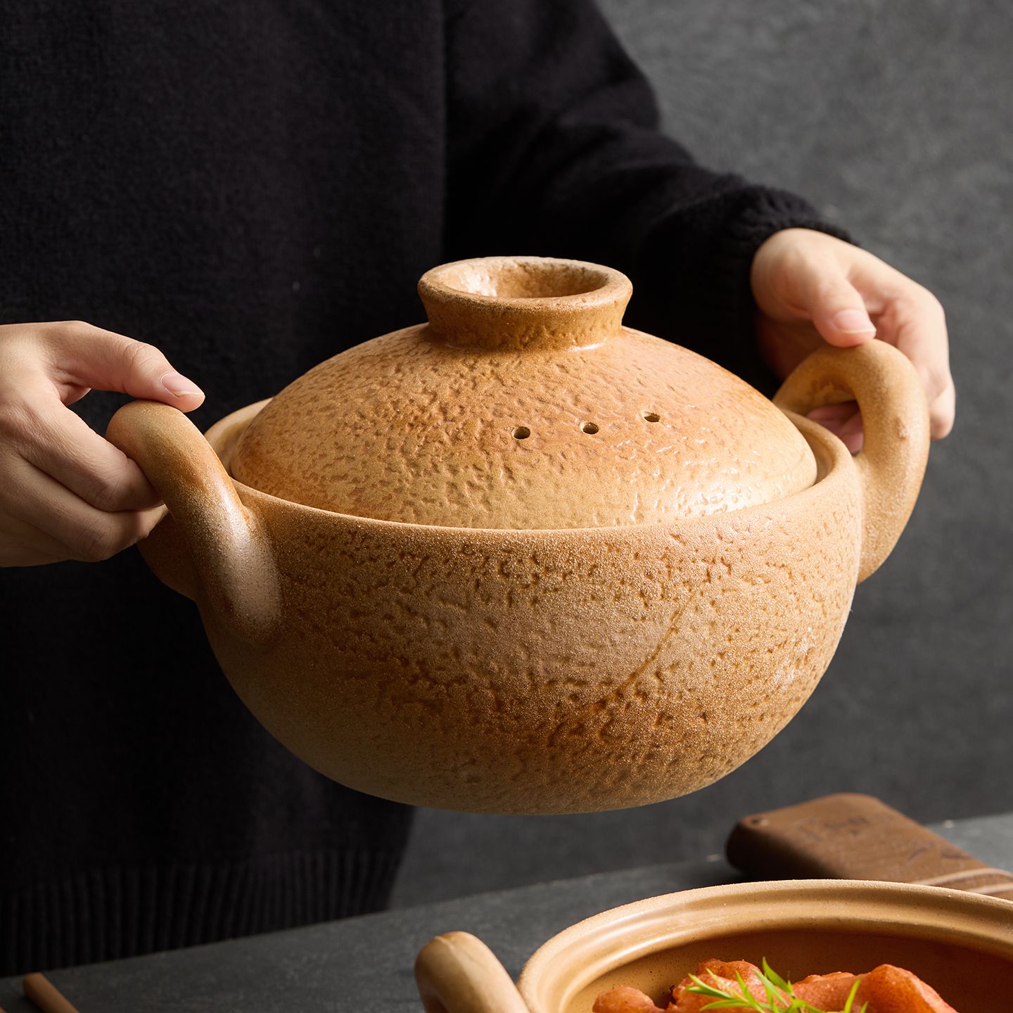 德化砂锅2025新款家用的耐高温陶瓷燃气灶煲仔饭砂锅炖锅煲汤汤锅