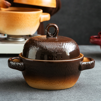 德化家用蒸煮炖新款多功能砂锅砂锅米线专用砂锅耐高温干烧不裂开