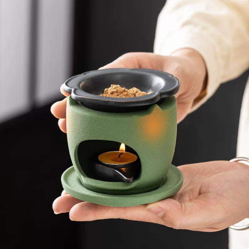 香薰炉陶瓷隔火熏香蜡烛香粉精油香薰灯唐女檀香沉香家用安神摆件,餐饮具,煮茶炉,淘宝优惠券,粉丝福利购,淘宝优惠卷