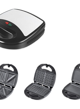 3 in1 Sandwich Maker Waffle Cake Toaster三明治华夫饼机早餐机