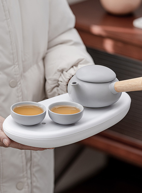 全季酒店茶具2.0拾趣茶具套装现代办公日式旅行家用简约功夫茶盘