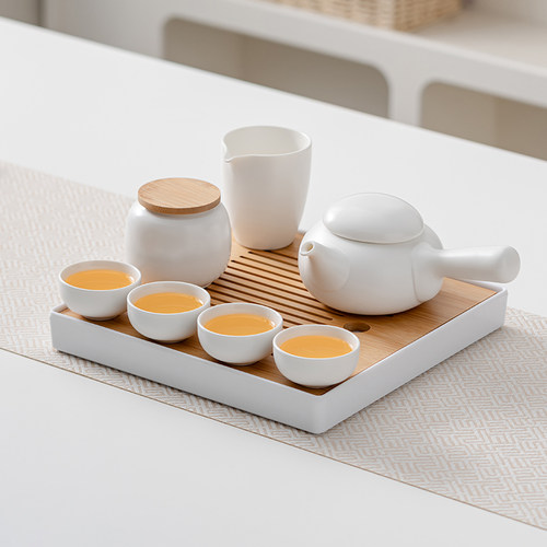 陶瓷瓷全季酒店同款户外便携茶具