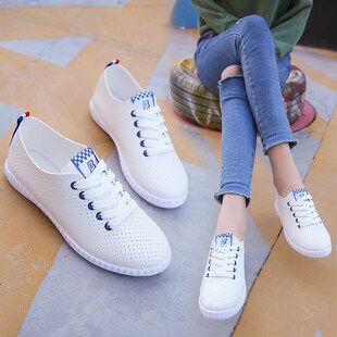 Women sneakers girls casual sport running white soft shoes