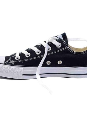 all star 1970s情侣男女学生平底高低帮黑白色硫化帆布鞋