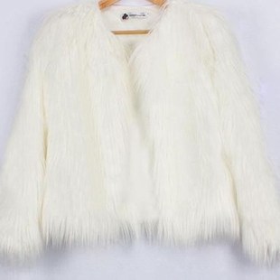 winter faux fur Women coat女装 warm hooded 外套