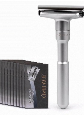 qshave adjustable safety razor double edge classic safety ra