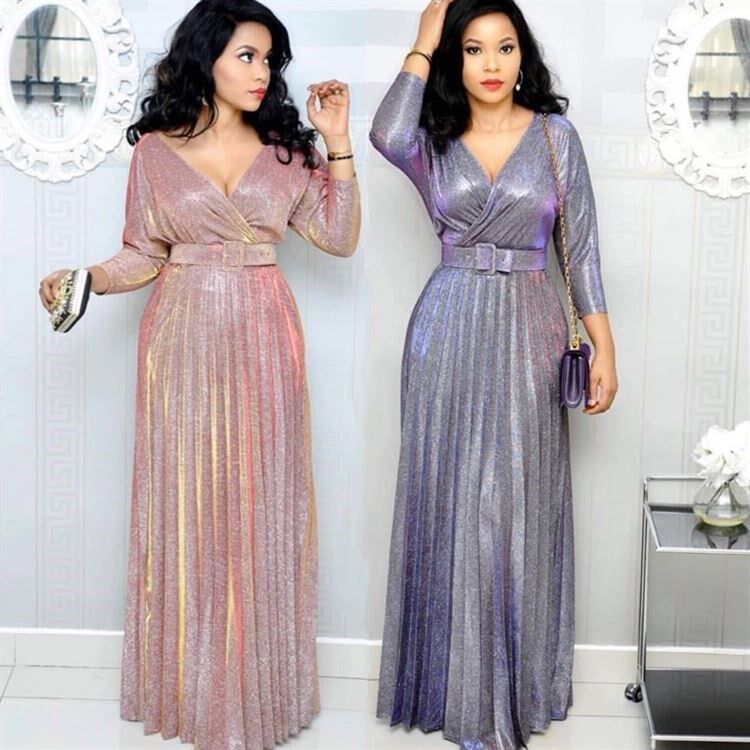 New noble atmosphere party temperament women long dress 女裙