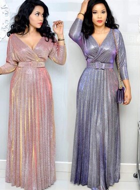 New noble atmosphere party temperament women long dress 女裙