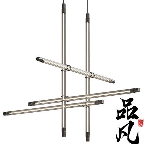 办公沙盘设计师款酒店布艺民宿大气包房酒楼石头艺术大型吊灯灯具