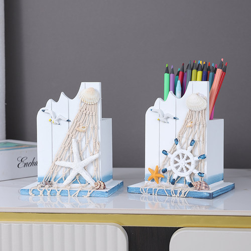地中海风格创意笔筒书桌摆件