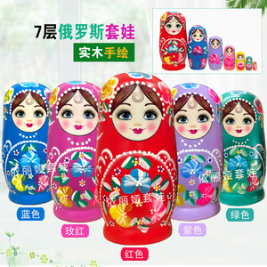 俄罗斯套娃7层套娃实木