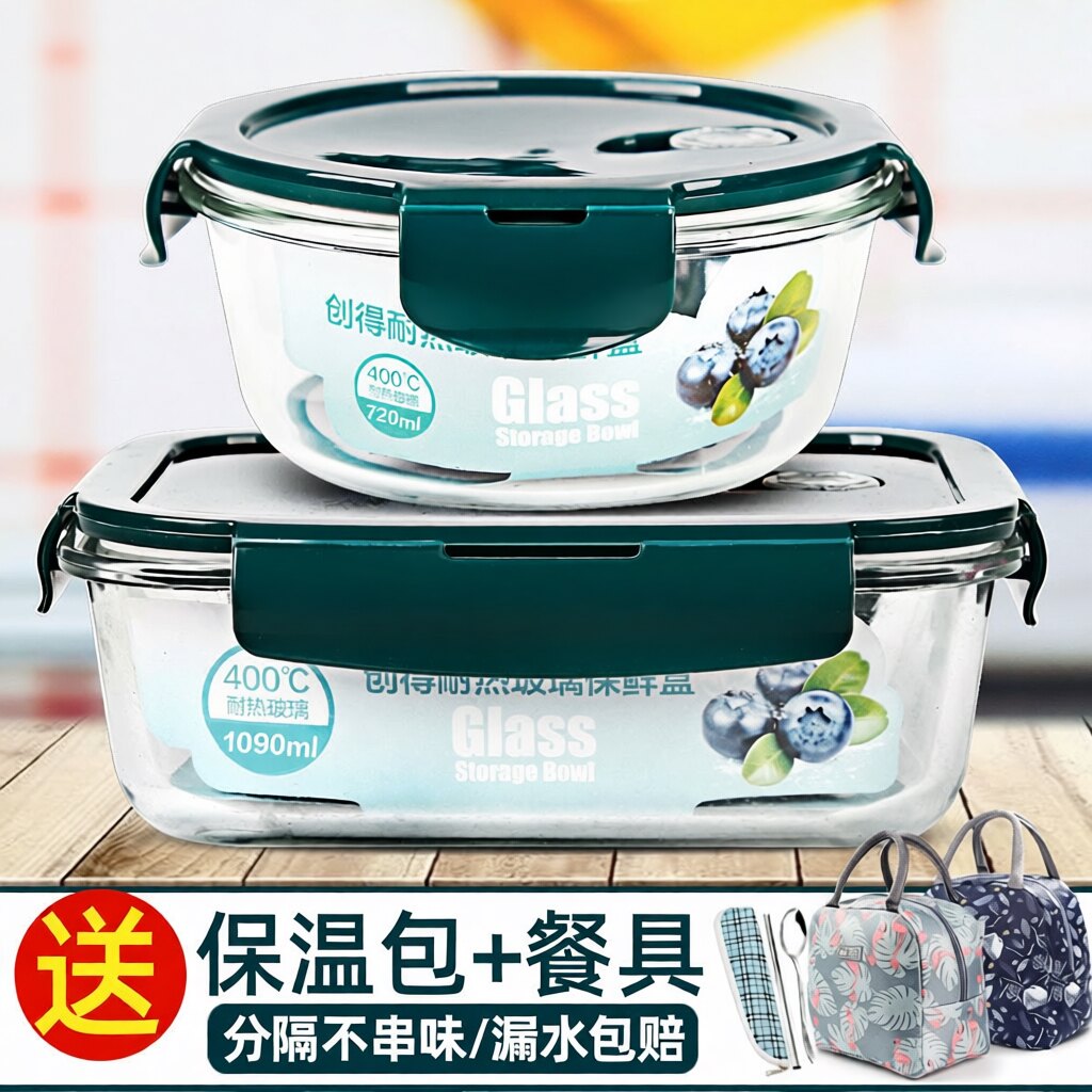 微波炉专用玻璃饭盒上班族便当