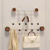 尔沫吸盘挂钩免打孔强力承重卫生间门后挂衣架墙上壁挂挂钩置物架