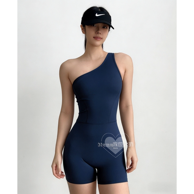 露背瑜伽连体衣运动健身服跑步裤