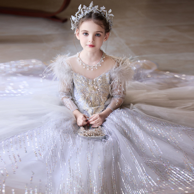 女童晚礼服高端轻奢小众公主裙