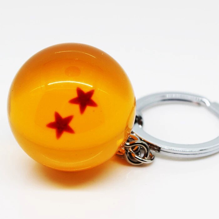 七龙珠钥匙扣孙悟空7星球许愿龙珠神龙4星珠 动漫周边挂件 全套