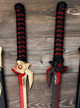 跨境守望死神邪鬼Weapons and props PU刀剑 带鞘兵器聚氨酯模型