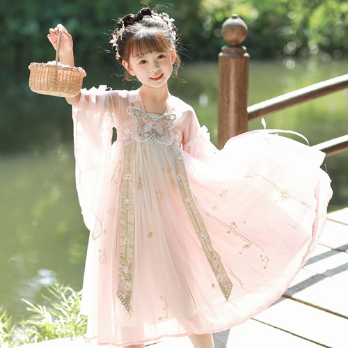 中国风新品女童连衣裙汉服