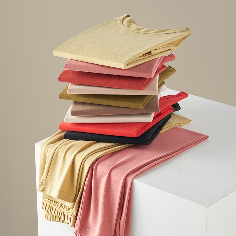 秋衣秋裤女套装纯棉薄款加绒秋冬季全棉毛衫内搭打底紧身保暖内衣,女士内衣/男士内衣/家居服,保暖套装,淘宝优惠券,粉丝福利购,淘宝优惠卷