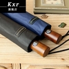 Kxr10 fully automatic man business affairs rain or shine Dual umbrella fold Windbreak Ruggedized Vinyl Sunshade