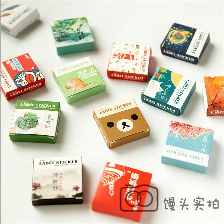 日系和风创意DIY手帐猫咪卡通手账日记贴画相册装饰小清新贴纸