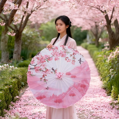 油纸伞古风汉服摄影道具伞新款古典舞伞舞蹈广场跳舞伞装饰吊顶伞