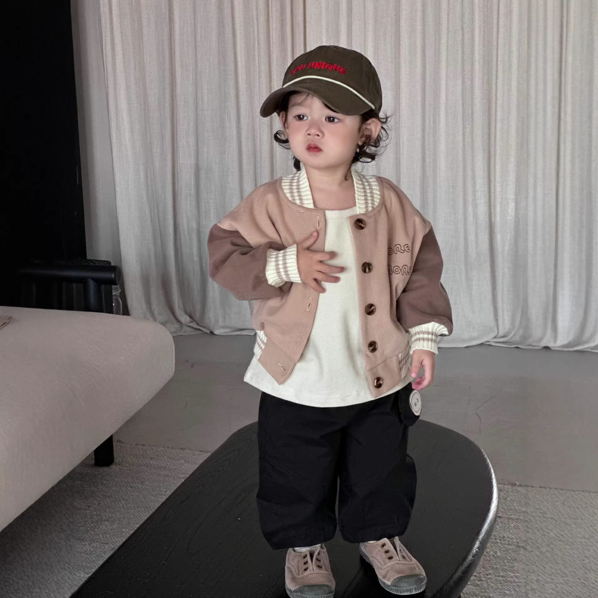 宝宝春款服装2026新款童装儿童春季衣服男童卫衣外套休闲长裤套装