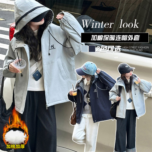 女童冬款外套2025新款