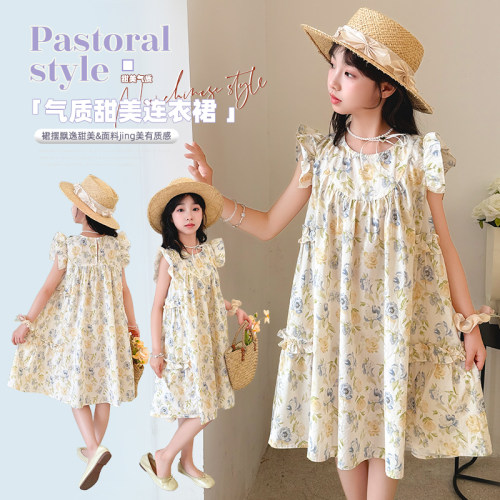 女童连衣裙2026新款夏季洋气