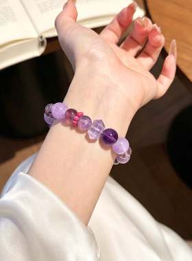 【贵人运拉满】紫锂云母紫水晶