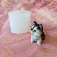Mizi Husky Silicone mold Husky food-grade fondant mousse chocolate baking mold resin resin thumbnail 2